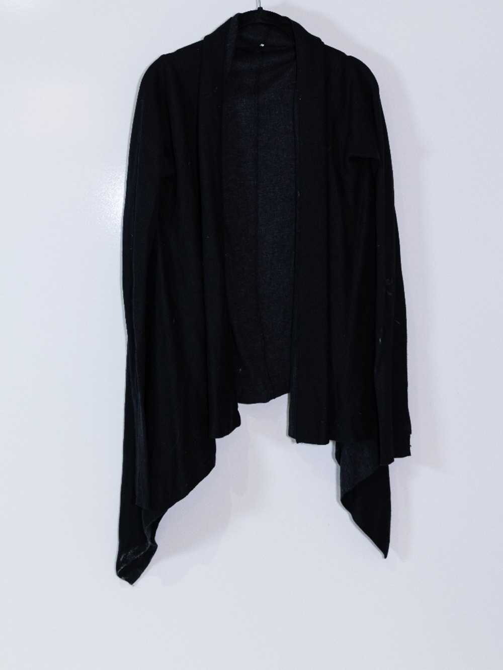 Lululemon Women's Cashmere Blend Knit Open Front Waterfall Cardigan Sweater